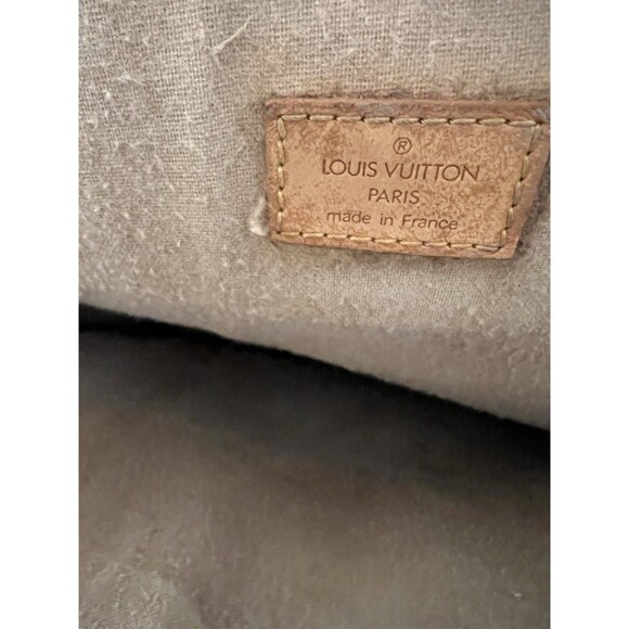 Louis Vuitton Sac Plat MM Monogram Tote Bag MI0599 Made in France Authentic 1999 - Picture 12 of 15